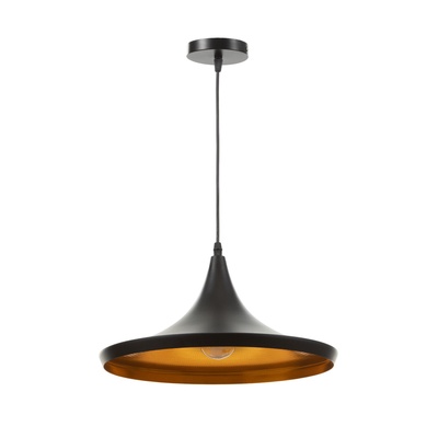 УЦЕНКА Светильник BayerLux Подвес «Дельта» 1×40 Вт E27 черный 36×36×118 см