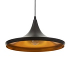 УЦЕНКА Светильник BayerLux Подвес «Дельта» 1×40 Вт E27 черный 36×36×118 см - Фото 2