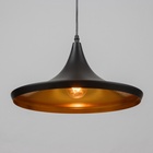 УЦЕНКА Светильник BayerLux Подвес «Дельта» 1×40 Вт E27 черный 36×36×118 см - Фото 3