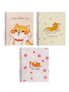 Компл тетр из 3шт 96л кл на гребне Милые собачки, обл мел карт, офсет (10296915) 10912327