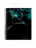 Компл тетр из 3шт 96л кл на гребне Мрамор зеленый на тёмном, мел карт, офсет (10296902) - фото 53889038