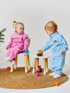 Костюм для девочки (кофта, брюки) флисовый «Крошка Я» Adventure, рост 74-80, розовый - фото 58042489