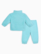 Костюм детский (кофта, брюки) флисовый «Крошка Я» Wild child, рост 86-92 см, бирюзовый - фото 58042537