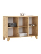 Комод напольный «Ирис», на ножках, 1202×445×836 мм, цвет браш графит/дуб крафт - фото 14921603