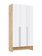 Прихожая «Луна», с нишей, 1200×520×2400 мм, цвет браш вайт/дуб крафт - Фото 3