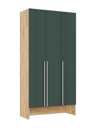 Прихожая «Луна», с нишей, 1200×520×2400 мм, цвет браш мени грин/дуб крафт - Фото 3