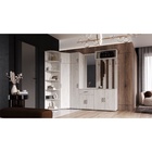 Прихожая «Ева», с зеркалом, 600×450×2236 мм, цвет дуб крафт белый - фото 14921666