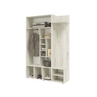 Прихожая «Стелла», 1420×440×2100 мм, цвет графит/дуб крафт белый - фото 14921677