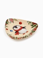 Тарелка новогодняя плоская «Пингвин», 18×18 см - Фото 3