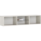 Тумба подвесная под ТВ «Оскар», 1500×350×330 мм, цвет графит софт/дуб крафт белый - фото 14921717