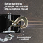 Лебедка ручная барабанная тяговая ТУНДРА, 1000 кг, трос-ремень 10 метров - Фото 2