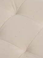 УЦЕНКА Пуф с ящиком 38×38×38 см, прострочка, велюр 3 бежевый, нагрузка 120 кг - Фото 2