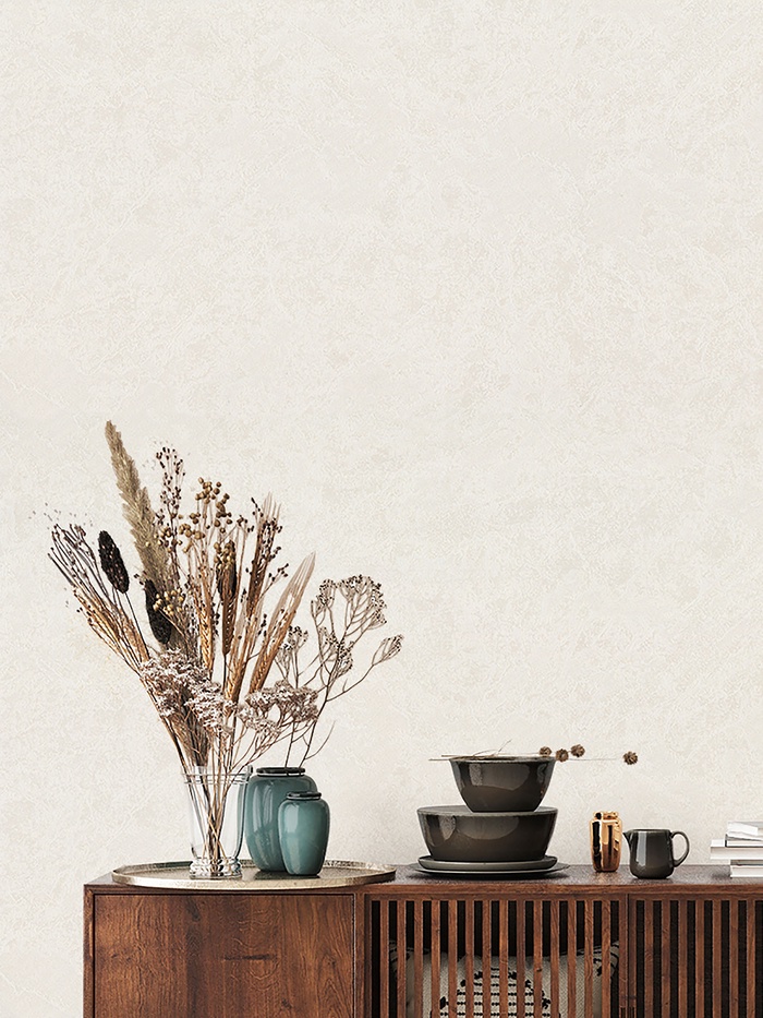 Обои виниловые EURO DECOR 6062 – 00, на флизелиновой основе, 1.06×10 м, цвет бежевый - Фото 1