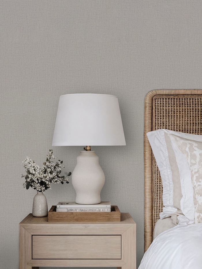 Обои виниловые EURO DECOR 7302 – 02, на флизелиновой основе, 1.06×10 м, цвет серый - Фото 1