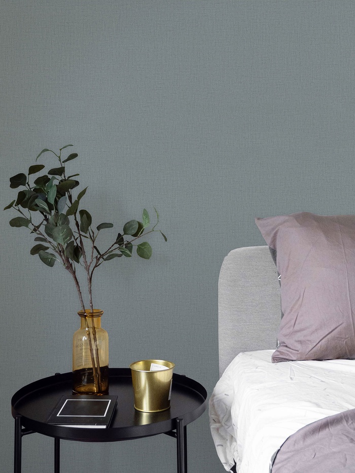 Обои виниловые EURO DECOR 7302 – 23, на флизелиновой основе, 1.06×10 м, цвет синий - Фото 1