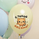 Воздушные шары латексные 12" «Малышарики, С днем рождения!», 25 шт., 2-сторонние, МИКС - Фото 8