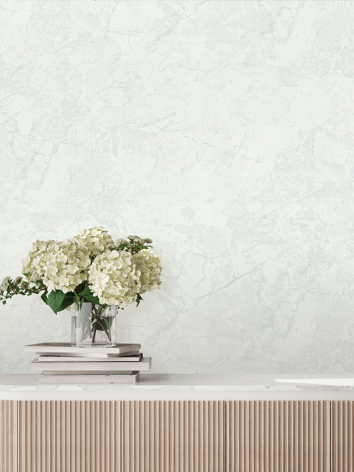 Обои виниловые EURO DECOR 7318-00, на флизелиновой основе, 1.06×10 м, цвет бежевый - Фото 1