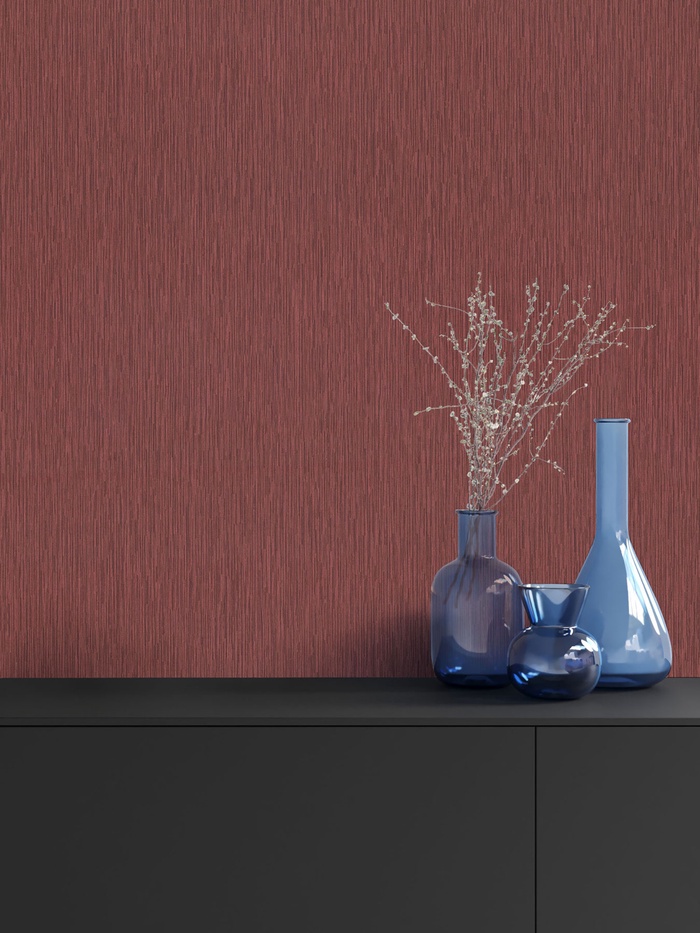 Обои виниловые EURO DECOR 7323 – 07, на флизелиновой основе, 1.06×10 м, цвет красный - Фото 1