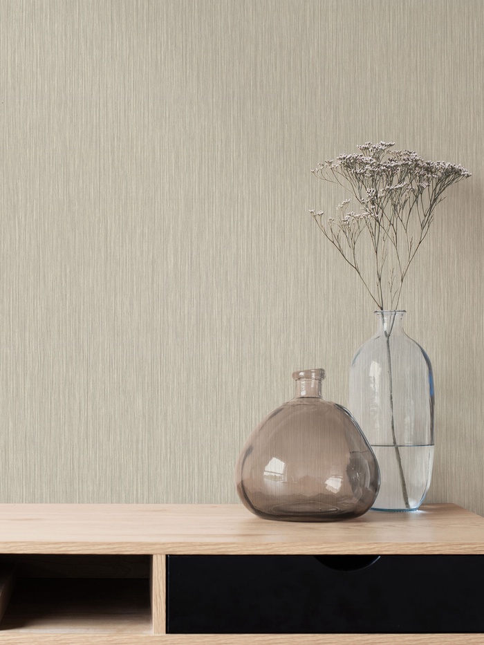 Обои виниловые EURO DECOR 7323 – 21, на флизелиновой основе, 1.06×10 м, цвет бежевый - Фото 1