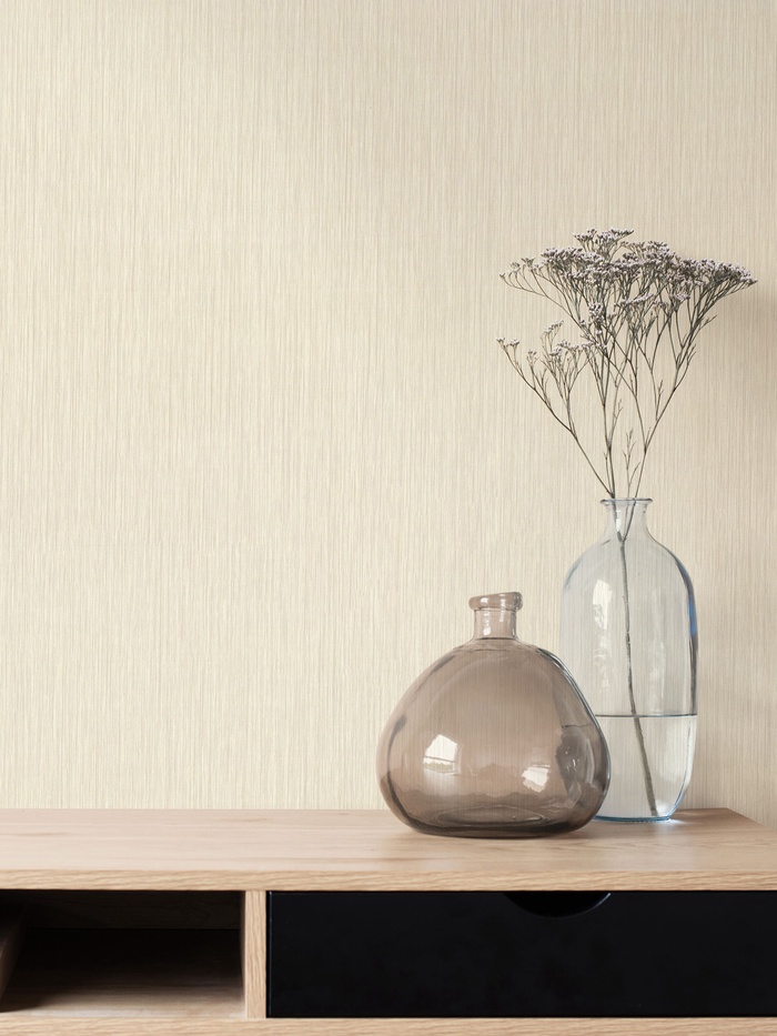 Обои виниловые EURO DECOR 7323 – 28, на флизелиновой основе, 1.06×10 м, цвет бежевый - Фото 1