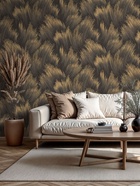 Обои виниловые EURO DECOR 9255-22, на флизелиновой основе, 1.06×10 м, цвет чёрный - Фото 1