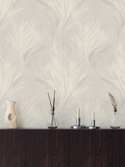 Обои виниловые EURO DECOR 9259-00, на флизелиновой основе, 1.06×10 м, цвет белый