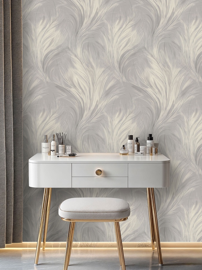 Обои виниловые EURO DECOR 9259-11, на флизелиновой основе, 1.06×10 м, цвет серый - Фото 1