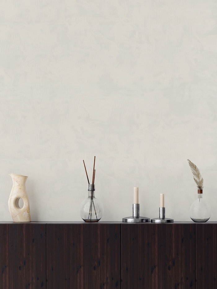 Обои виниловые EURO DECOR 9260-00, на флизелиновой основе, 1.06×10 м, цвет белый - Фото 1