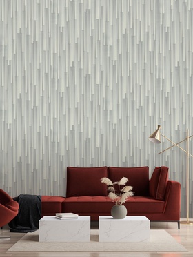Обои виниловые EURO DECOR 9281-23, на флизелиновой основе, 1.06×10 м, цвет серый