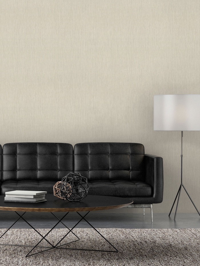 Обои виниловые EURO DECOR 9282-22, на флизелиновой основе, 1.06×10 м, цвет бежевый - Фото 1