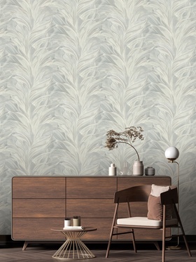 Обои виниловые EURO DECOR 9283-11, на флизелиновой основе, 1.06×10 м, цвет серый