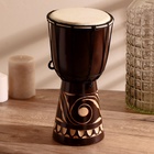 УЦЕНКА Сувенирный музыкальный инструмент барабан джембе «Светлый» 30×17×17 см МИКС 10932297