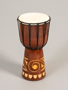 УЦЕНКА Сувенирный музыкальный инструмент барабан джембе «Светлый» 30×17×17 см МИКС 10932297