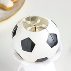 УЦЕНКА Свеча для торта музыкальная «Мяч», бело- чёрная - Фото 4