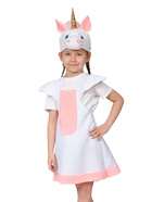 Карнавальный костюм "Лошадка Единорожка" плюш, сарафан, шапочка, 3-6 лет, рост 92-122 см 10902355 - фото 745304