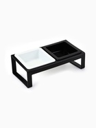 Миски с подставкой КВАРТЕТ пластиковые двойные (+ 2 миски в подарок), 2×0.38 л - фото 59407413