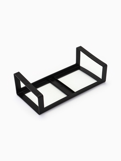 Миски с подставкой КВАРТЕТ пластиковые двойные (+ 2 миски в подарок), 2×0.38 л