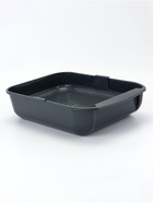 Туалет для кошек Марсель глубокий с сеткой 50×34.5×12 см (полипропилен) серый - фото 59521927