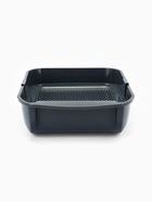 Туалет для кошек Марсель глубокий с сеткой 50×34.5×12 см (полипропилен) серый - фото 59407423