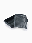 Туалет для кошек Марсель глубокий с сеткой 50×34.5×12 см (полипропилен) серый - фото 59407424