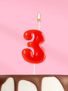 {{photo.Alt || photo.Description || 'УЦЕНКА Свеча в торт « Красная», цифра 3'}}