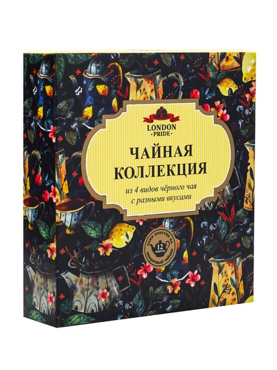 Чай «Лондон Прайд», коллекция из 4 видов чая, 150 г