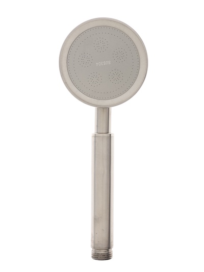 УЦЕНКА Лейка для душа ZEIN Z059, 1 режим, d=80 мм, микроточки, нержавеющая сталь, сатин