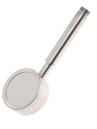 УЦЕНКА Лейка для душа ZEIN Z059, 1 режим, d=80 мм, микроточки, нержавеющая сталь, сатин - Фото 3