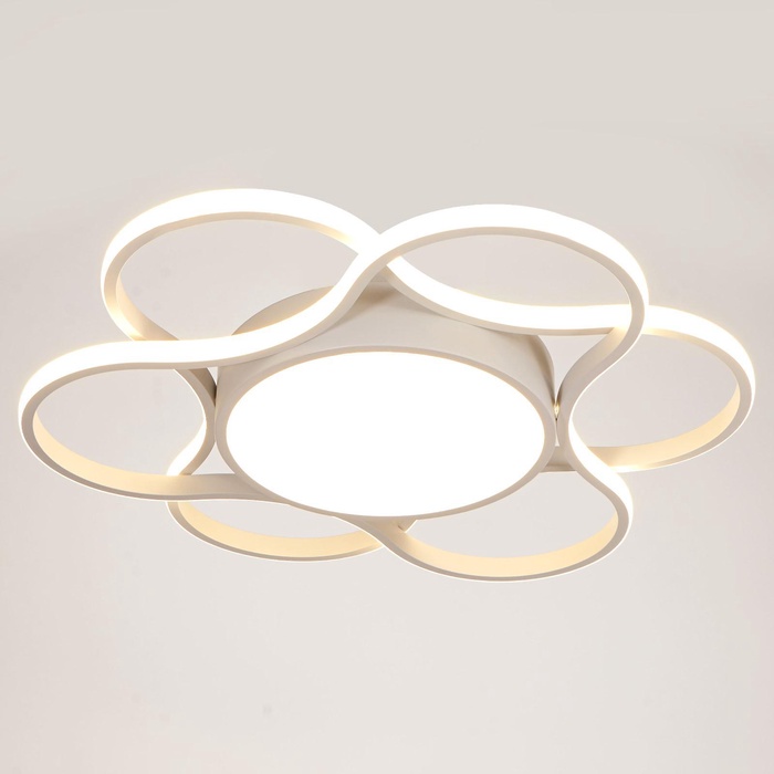 УЦЕНКА Люстра 669511 LED 106 Вт 4000К белый 60×60×7 см - Фото 1