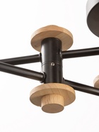 УЦЕНКА Люстра 625359/6 LED 78 Вт 3 режима 3000-6000К черный-белый 85×85×30 см 10932459