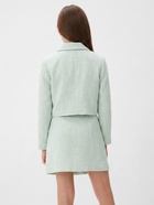 Костюм для девочки: жакет, юбка MINAKU: PartyDress, зелёный, рост 152 см - Фото 5