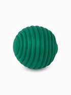 Игрушка пищащая «Мячик, горизонтальные полоски», 5.5 см темно-зеленая - Фото 2