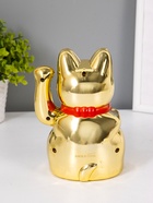 УЦЕНКА Сувенир кот пластик "Манэки-нэко" h=14,5 см 10932557