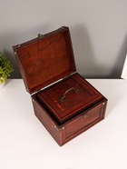 УЦЕНКА Шкатулка для украшений «Рыцарский турнир», дерево состаренная, набор 2 шт. 12×17.5×14.5, 15×21×17.5 см 10932564